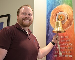 Cody rings the bell.