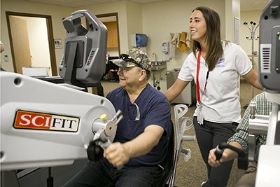 Figanbaum participates in cardiac rehab